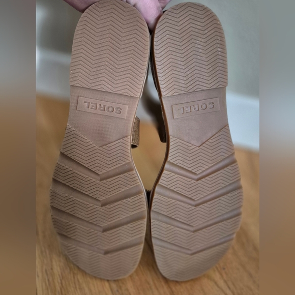 NEW Sorel Women's 10 Ella III Velvet Tan Gum 2 Sandals NIB - Picture 9 of 11